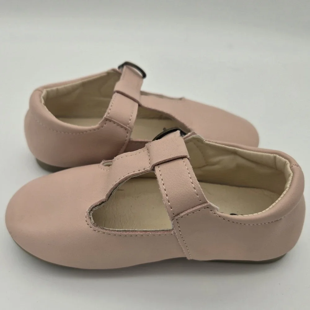 MG Baby Girls Mary Jane Shoes pink Size 27 Black US10 Toddler